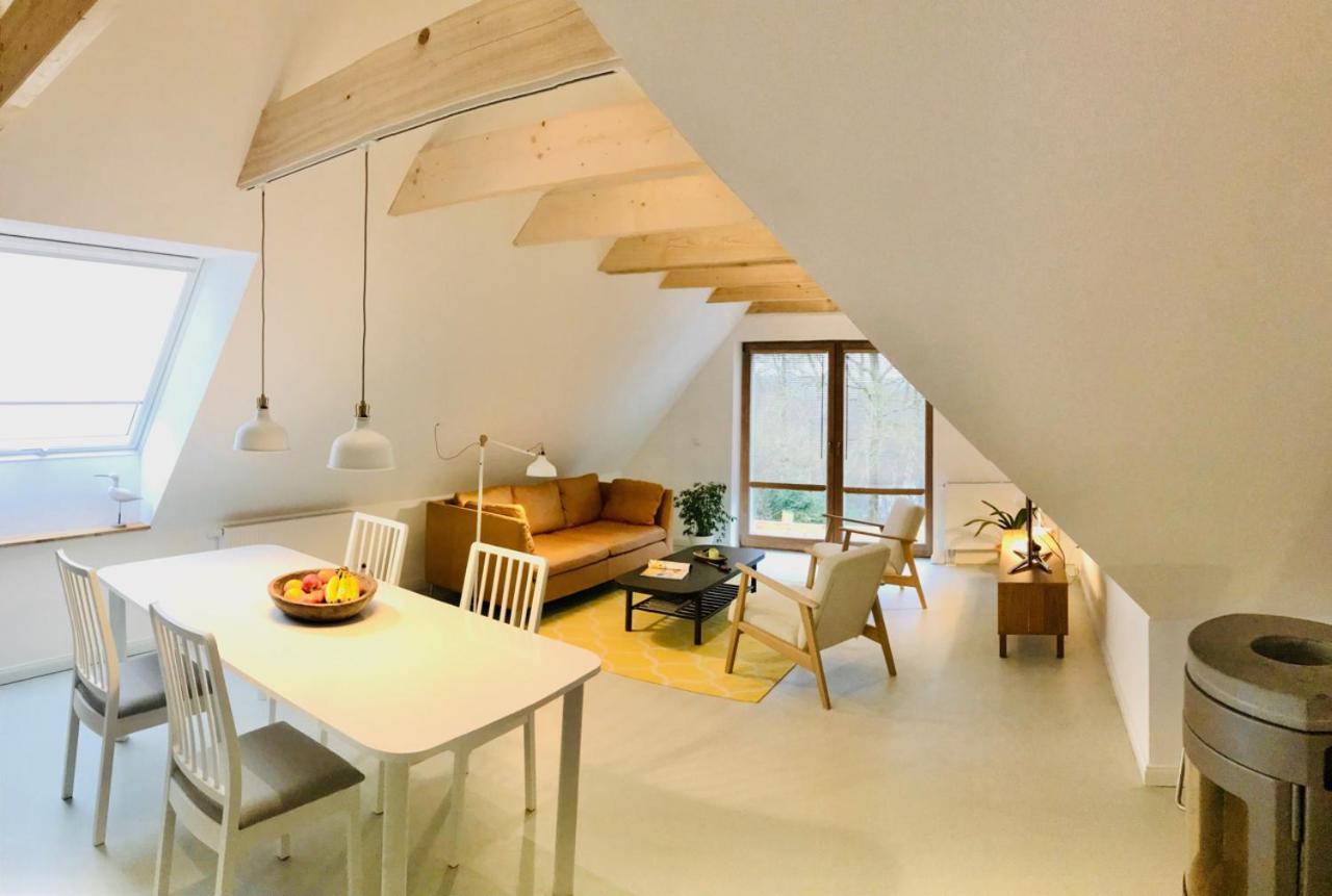 Moorblick! Grosse Dachwohnung Mit Kamin Und Sauna Leck Экстерьер фото