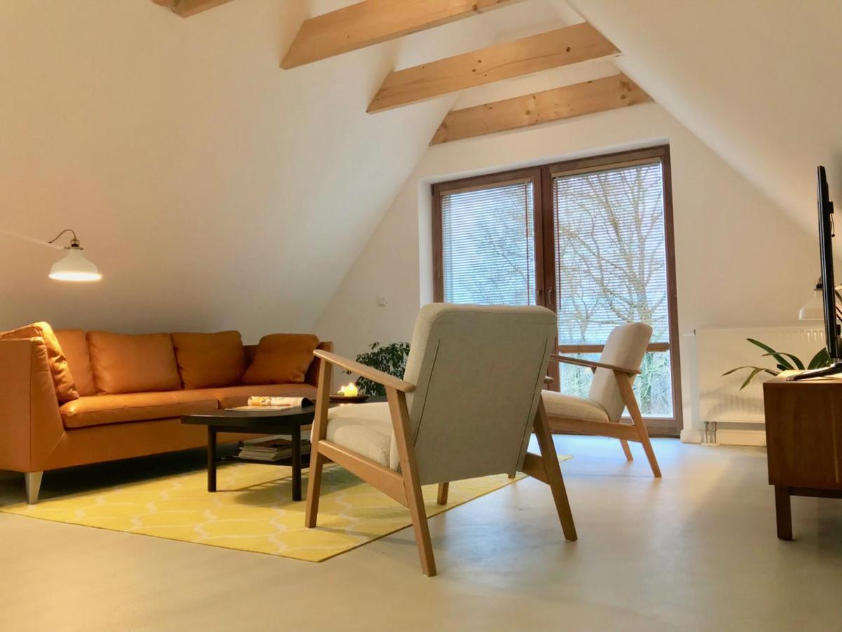 Moorblick! Grosse Dachwohnung Mit Kamin Und Sauna Leck Экстерьер фото