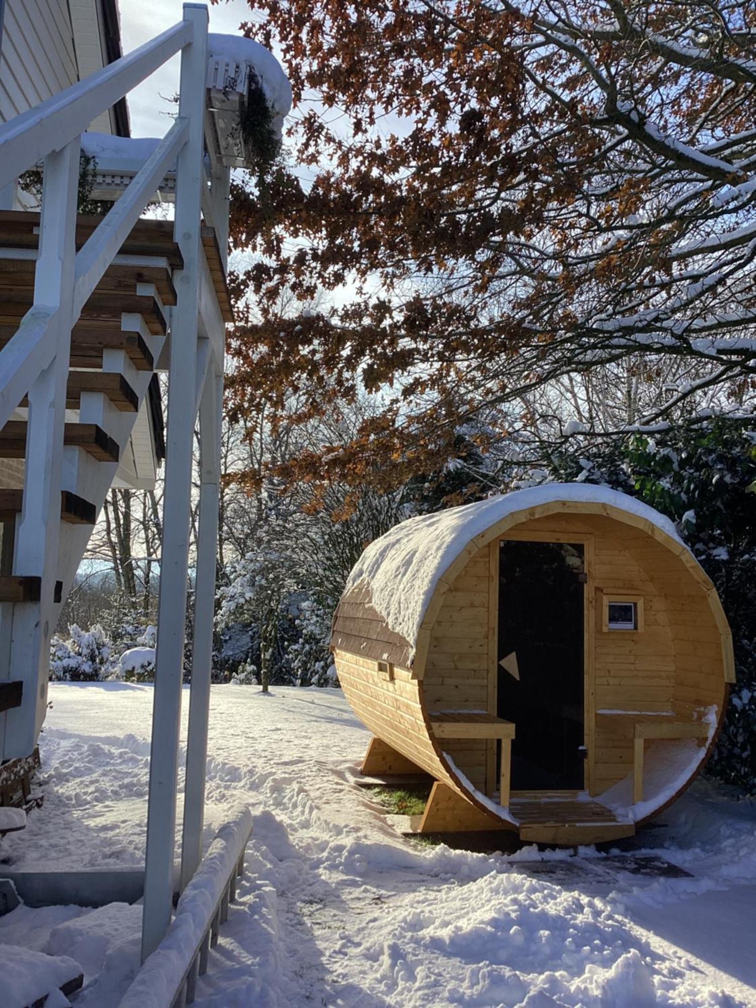 Moorblick! Grosse Dachwohnung Mit Kamin Und Sauna Leck Экстерьер фото